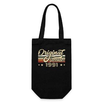 Décembre 1991 - Cadeau d’anniversaire Décembre 1991 - Sac à bouteille - noir - Devant