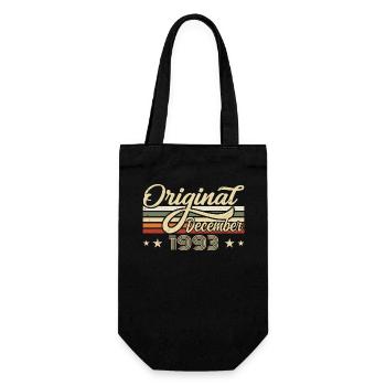December 1993 - Birthday present December 1993 - Gift Bag for Bottles - black - Front