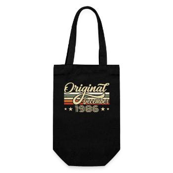 Décembre 1986 - Cadeau d’anniversaire Décembre 1986 - Sac à bouteille - noir - Devant