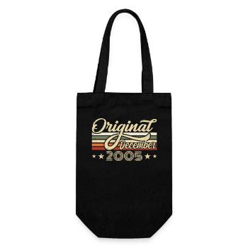 December 2005 - Birthday Present December 2005 - Gift Bag for Bottles - black - Front