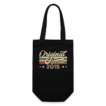 December 2015 - Birthday Gift December 2015 - Gift Bag for Bottles - black - Front