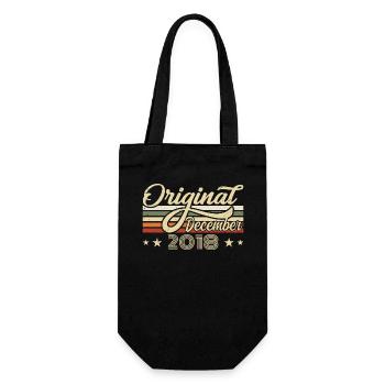 Décembre 2018 - Cadeau d’anniversaire Décembre 2018 - Sac à bouteille - noir - Devant