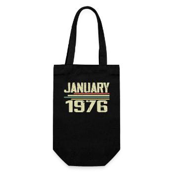 Janvier 1976 - Cadeau d’anniversaire Janvier 1976 - Sac à bouteille - noir - Devant
