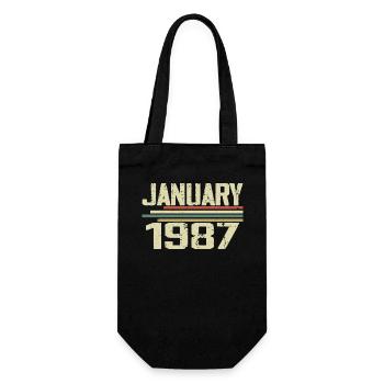 Janvier 1987 - Cadeau d’anniversaire Janvier 1987 - Sac à bouteille - noir - Devant