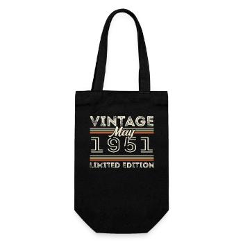 Mai 1951 Anniversaire 1951, Légendaire depuis mai 1951 - Sac à bouteille - noir - Devant