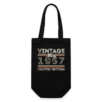 Mai 1957 Anniversaire 1957, Légendaire depuis mai 1957 - Sac à bouteille - noir - Devant