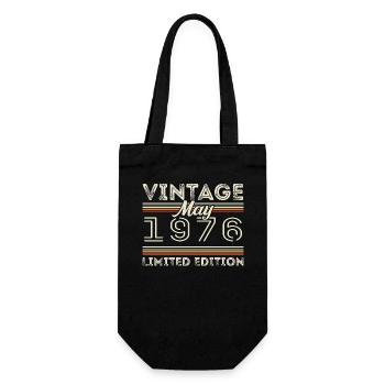 Mai 1976 Anniversaire 1976, Légendaire depuis mai 1976 - Sac à bouteille - noir - Devant