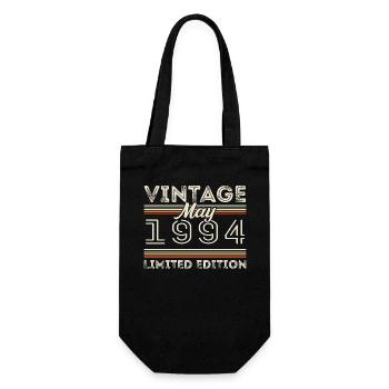 May 1994 Birthday 1994, Legendary since May 1994 - Gift Bag for Bottles - black - Front