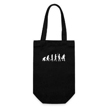 Evolution du football - Sac à bouteille - noir - Devant