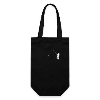Angler Evolution Pocket Gift Idea - Gift Bag for Bottles - black - Front