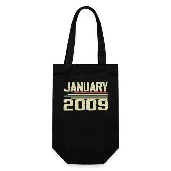 January 2009 - Birthday Gift January 2009 - Gift Bag for Bottles - black - Front