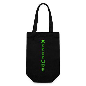 Élément de tatouage tatouage vectoriel tatouage Body art attitude - Sac à bouteille - noir - Devant