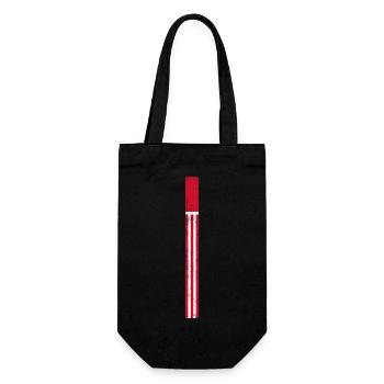 Eindhoven Stripes - Gift Bag for Bottles - black - Front