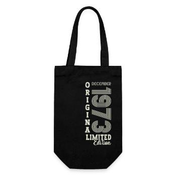 Original December 1973 49th birthday gift - Gift Bag for Bottles - black - Front