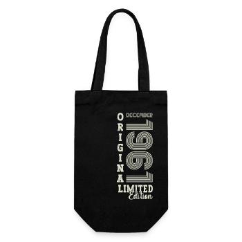 Original December 1961 61st birthday gift - Gift Bag for Bottles - black - Front