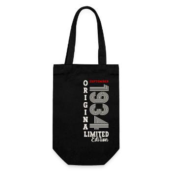 90th Birthday Legend September 1934 Volume 34 - Gift Bag for Bottles - black - Front