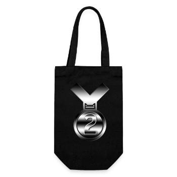 2e prix d'argent pour toute réalisation - Sac à bouteille - noir - Devant
