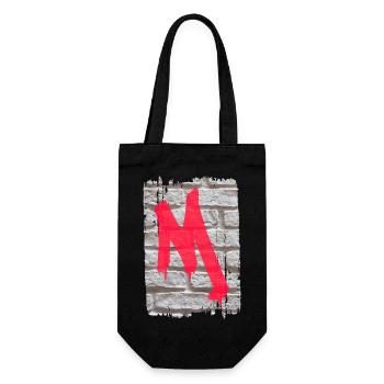 mur m - Sac à bouteille - noir - Devant