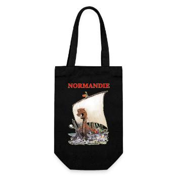 NORMANDIE Kreation Louis RUNEMBERG © Adagp - Geschenkbeutel für Flaschen - Schwarz - Vorne