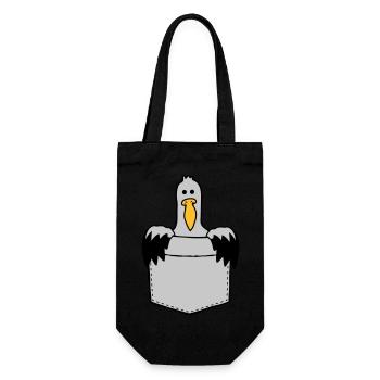 Sac de poitrine Seagull En route - Sac à bouteille - noir - Devant