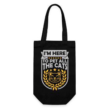 Animaux de compagnie tous les chats - Sac à bouteille - noir - Devant