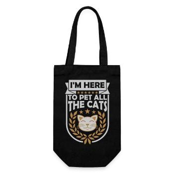 Animaux de compagnie tous les chats - Sac à bouteille - noir - Devant