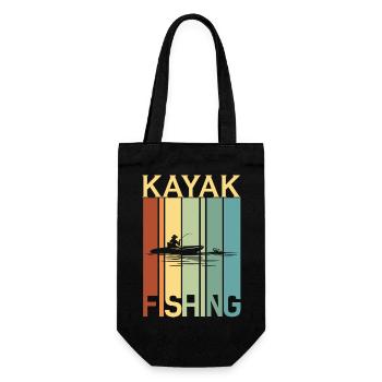 Pêcher Pêcheur Canne à pêche - Sac à bouteille - noir - Devant