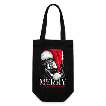 Père Noël joyeux Chiens de Noël Wilsigns - Sac à bouteille - noir - Devant