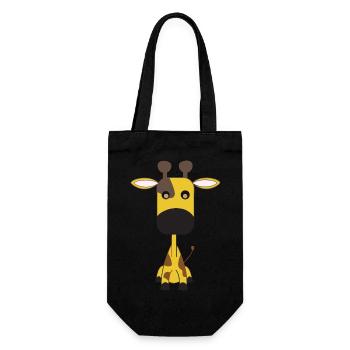 girafe - Sac à bouteille - noir - Devant