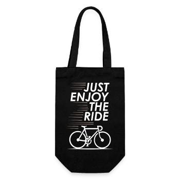 Just Enjoy The Ride - Geschenkbeutel für Flaschen - Schwarz - Vorne