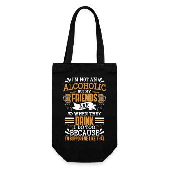 Beer Drinker Weekend - Gift Bag for Bottles - black - Front