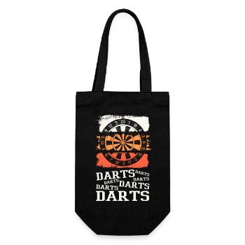 Fléchettes, jeu de fléchettes, jeu de fléchettes, fléchettes, joueurs de fléchettes - Sac à bouteille - noir - Devant