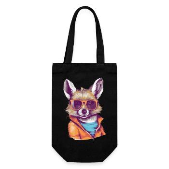 Kako the bespectacled numbat - Gift Bag for Bottles - black - Front