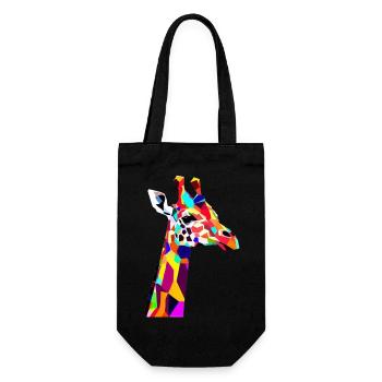 Girafe - Sac à bouteille - noir - Devant