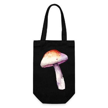 pilz - Geschenkbeutel für Flaschen - Schwarz - Vorne