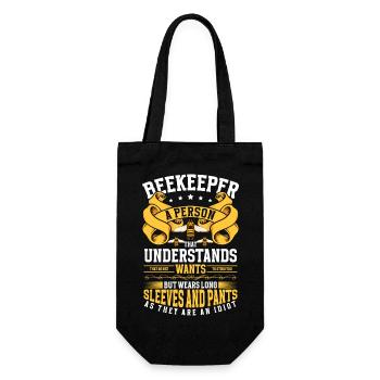 Honey Bees Insects Breeding - Gift Bag for Bottles - black - Front