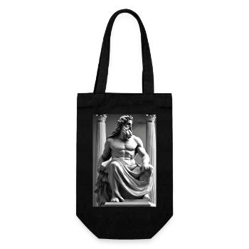 Zeus II - Gift Bag for Bottles - black - Front