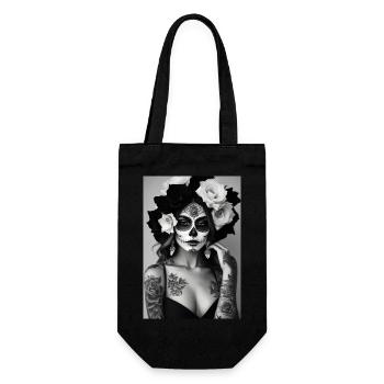 Santa Muerte II - Gift Bag for Bottles - black - Front