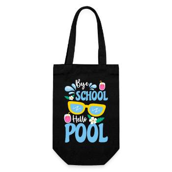 Pool Pool Party Erholung - Geschenkbeutel für Flaschen - Schwarz - Vorne