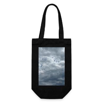 Stormy sky - Gift Bag for Bottles - black - Front