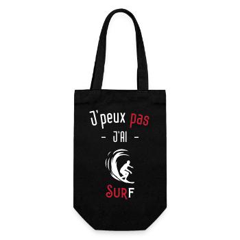 J'peux pas j'ai surf - Sac à bouteille - noir - Devant