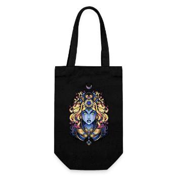 Moon Sorceress - Gift Bag for Bottles - black - Front