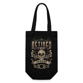 Alcool Non Merci Ivrogne Motivation - Sac à bouteille - noir - Devant