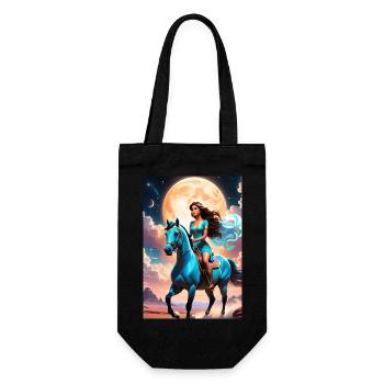 personalized design mother's gift - Gift Bag for Bottles - black - Front