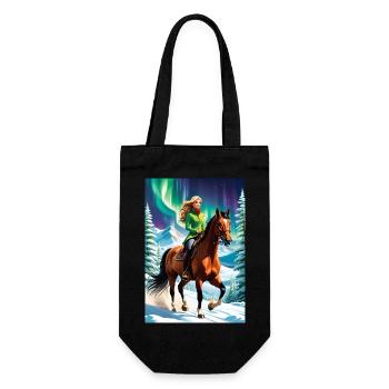 personalized design mother's gift - Gift Bag for Bottles - black - Front