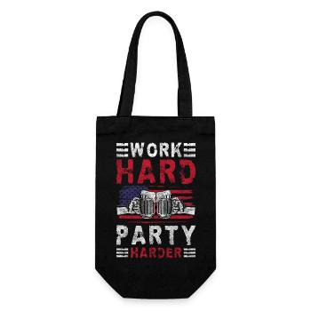 Party Schlager Drinking - Gift Bag for Bottles - black - Front