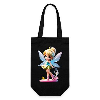 Little Fairy 4 - Gift Bag for Bottles - black - Front