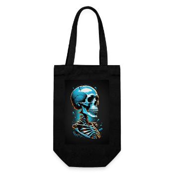 Glacial Skeleton - Gift Bag for Bottles - black - Front