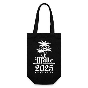 Malle 2025 Palmiers - Sac à bouteille - noir - Devant