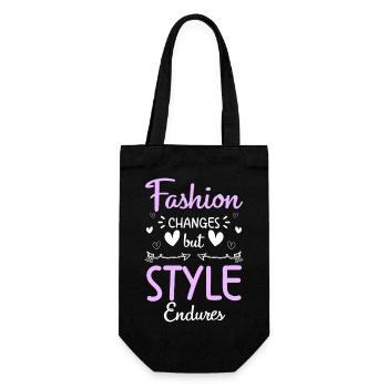 Fashion Clothing Catwalk - Gift Bag for Bottles - black - Front